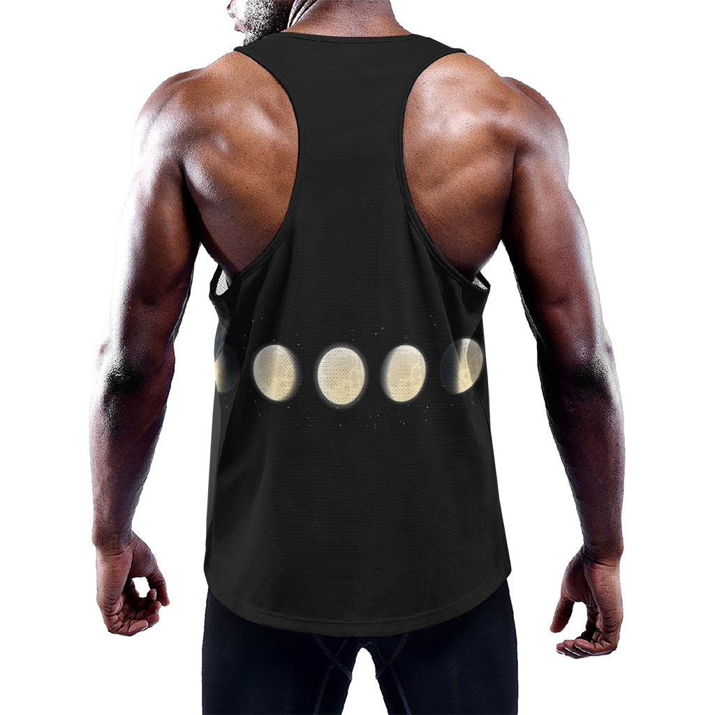 Blood Moon Lunar Phase Print Training Tank Top
