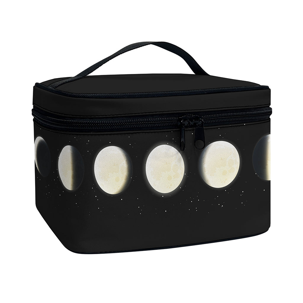 Blood Moon Lunar Phase Print Travel Makeup Bag