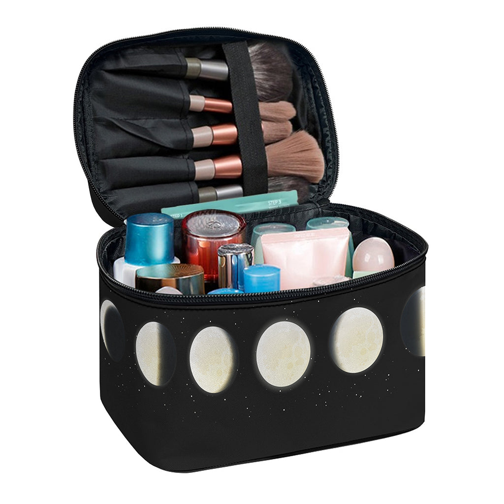 Blood Moon Lunar Phase Print Travel Makeup Bag