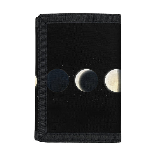 Blood Moon Lunar Phase Print Trifold Wallet