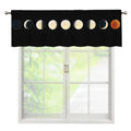 Blood Moon Lunar Phase Print Window Valance