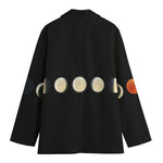 Blood Moon Lunar Phase Print Women's Blazer