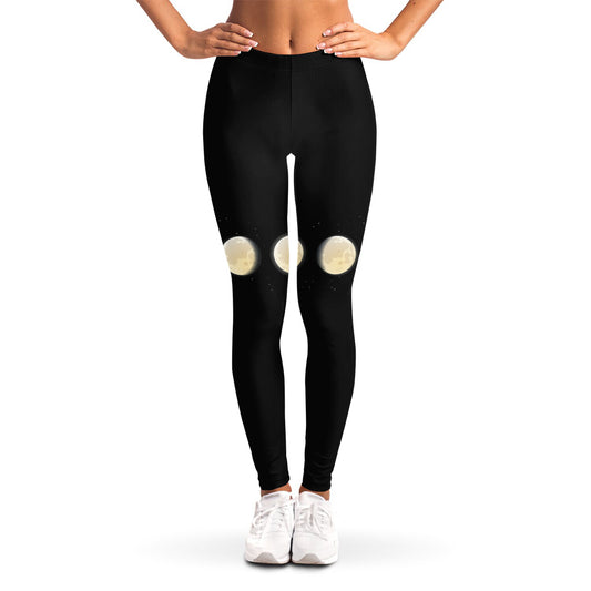 Blood Moon Lunar Phase Print Women's Leggings