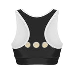 Blood Moon Lunar Phase Print Women's Sports Bra