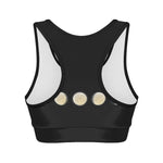 Blood Moon Lunar Phase Print Women's Sports Bra