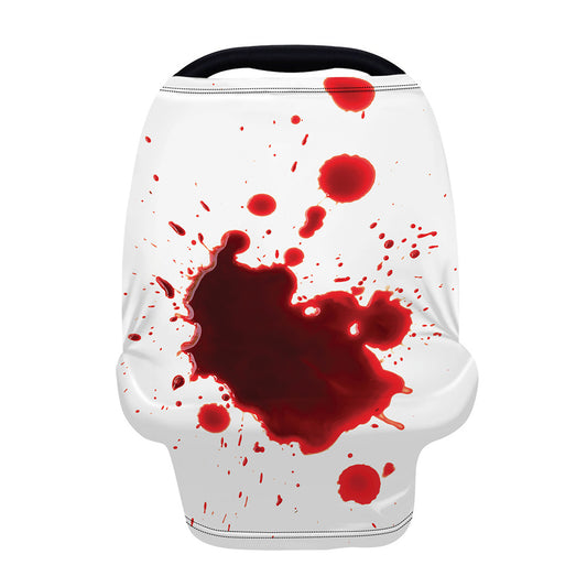 Blood Splashed Print Baby Seat Cover