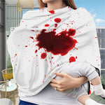 Blood Splashed Print Baby Seat Cover