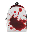 Blood Splashed Print School Backpack