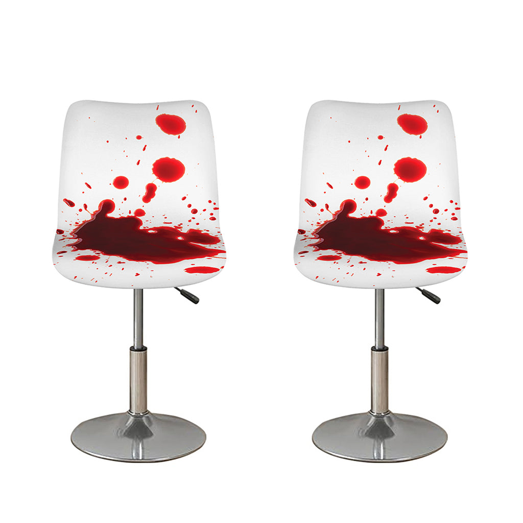 Blood Splashed Print Bar Stool Covers