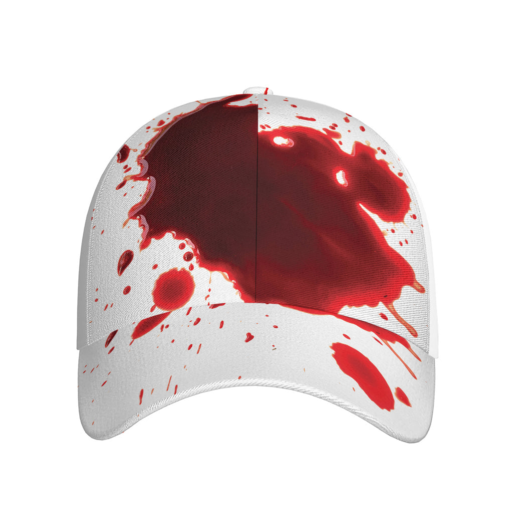 Blood Splashed Print Baseball Cap