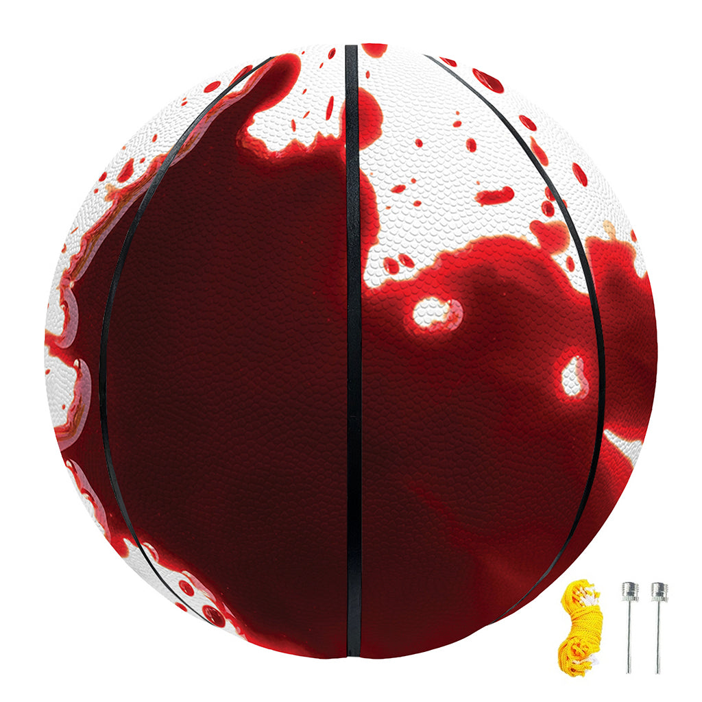 Blood Splashed Print Basketball