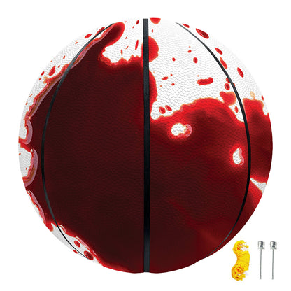 Blood Splashed Print Basketball