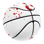 Blood Splashed Print Basketball