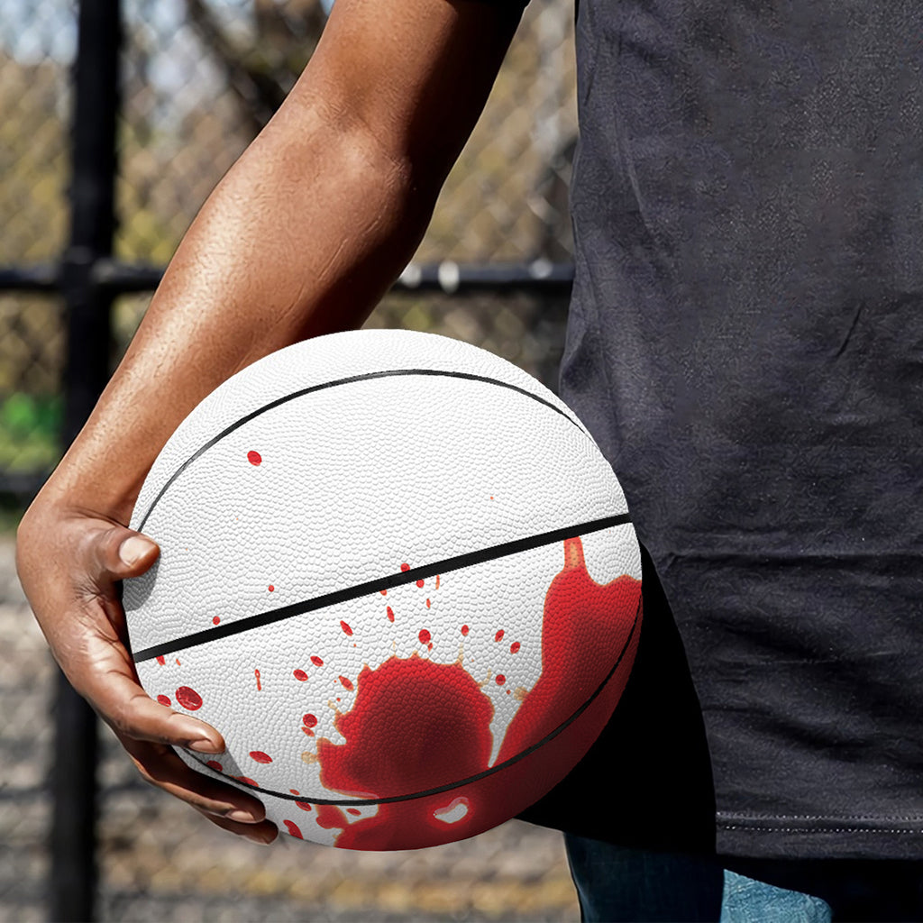 Blood Splashed Print Basketball