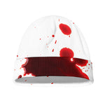Blood Splashed Print Beanie