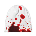 Blood Splashed Print Beanie
