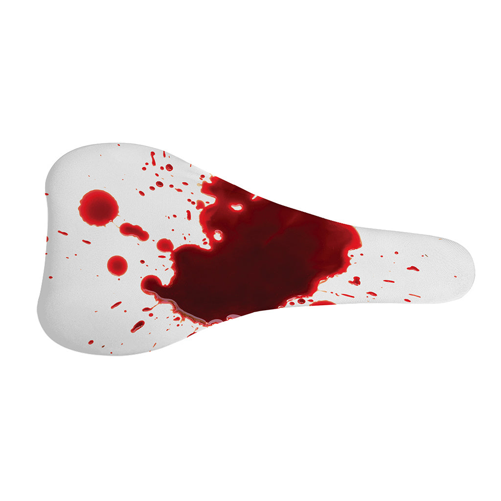 Blood Splashed Print Bicycle Seat Cover