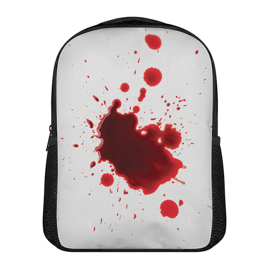 Blood Splashed Print Casual Backpack