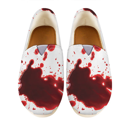 Blood Splashed Print Casual Shoes