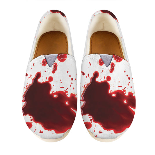 Blood Splashed Print Casual Shoes