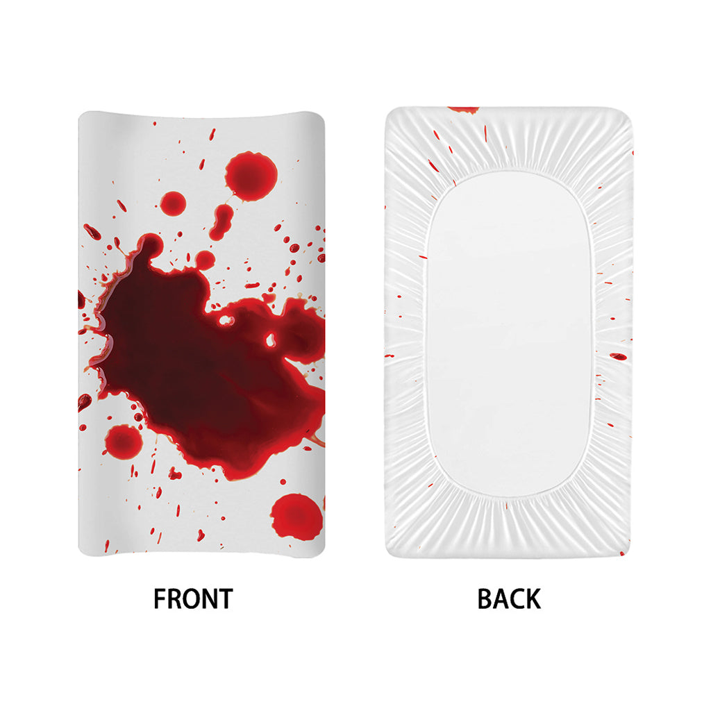 Blood Splashed Print Changing Pad Cover