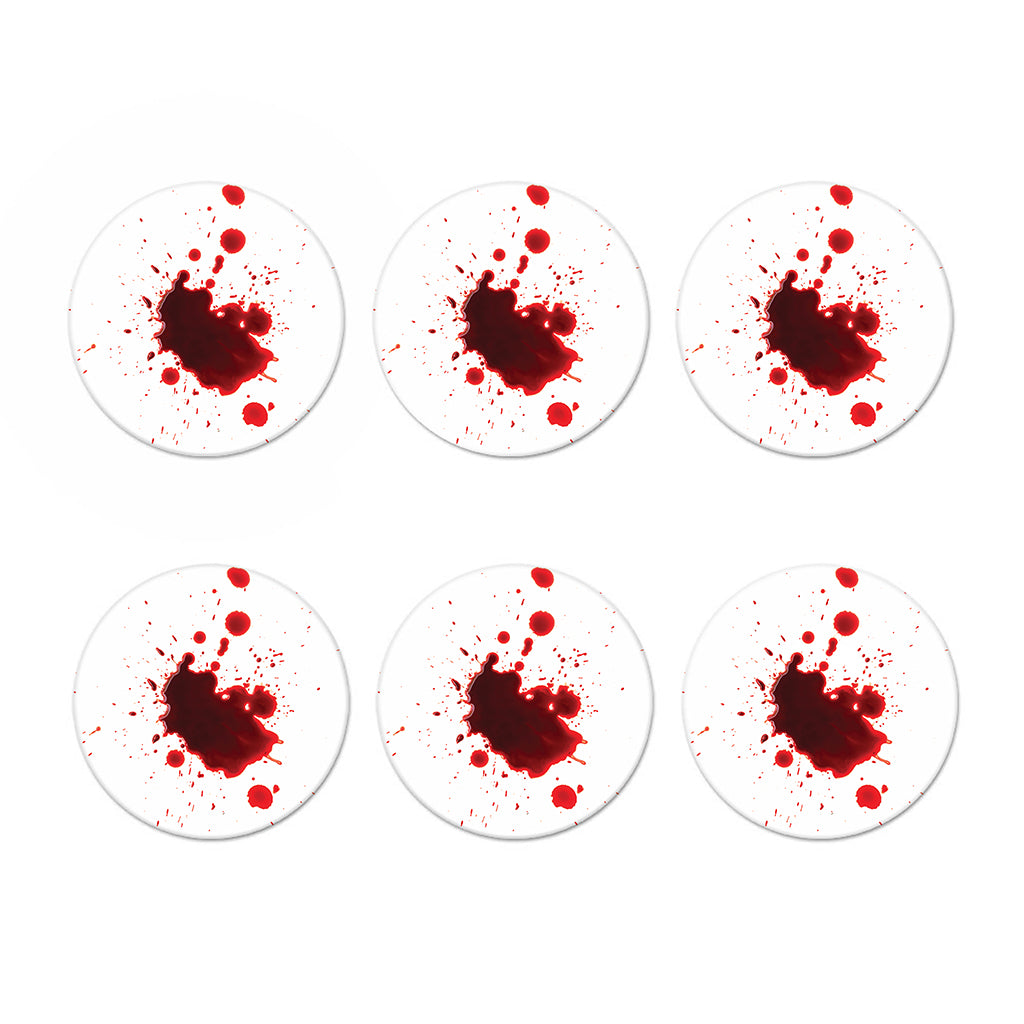 Blood Splashed Print Coaster Set
