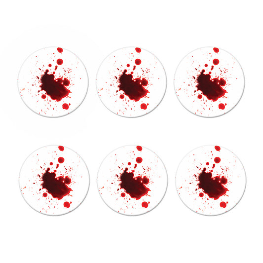 Blood Splashed Print Coaster Set