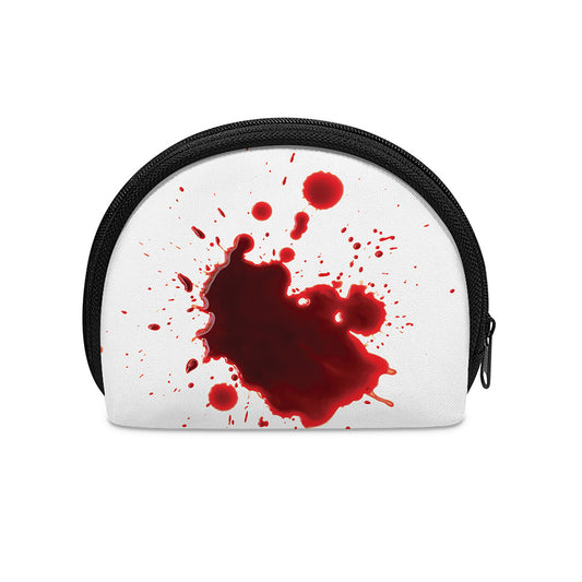 Blood Splashed Print Coin Purse