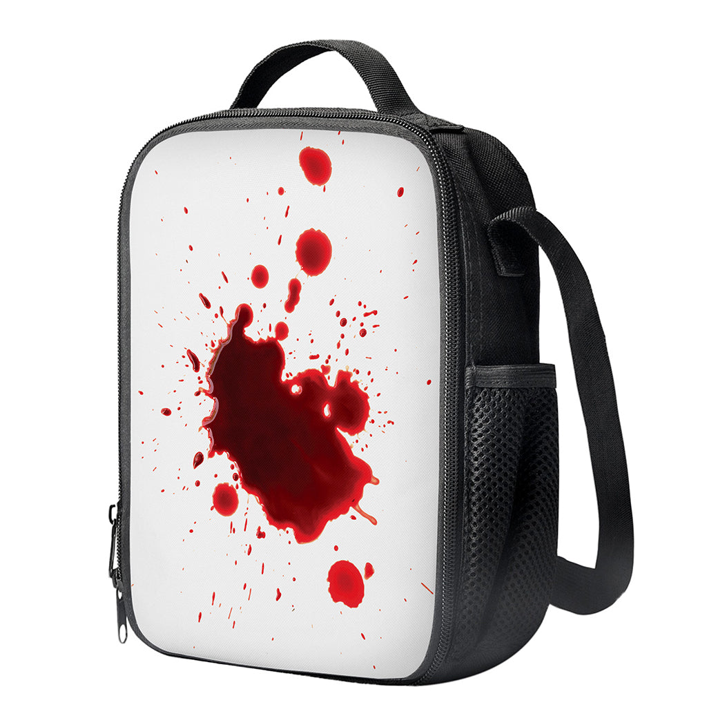 Blood Splashed Print Crossbody Lunch Bag