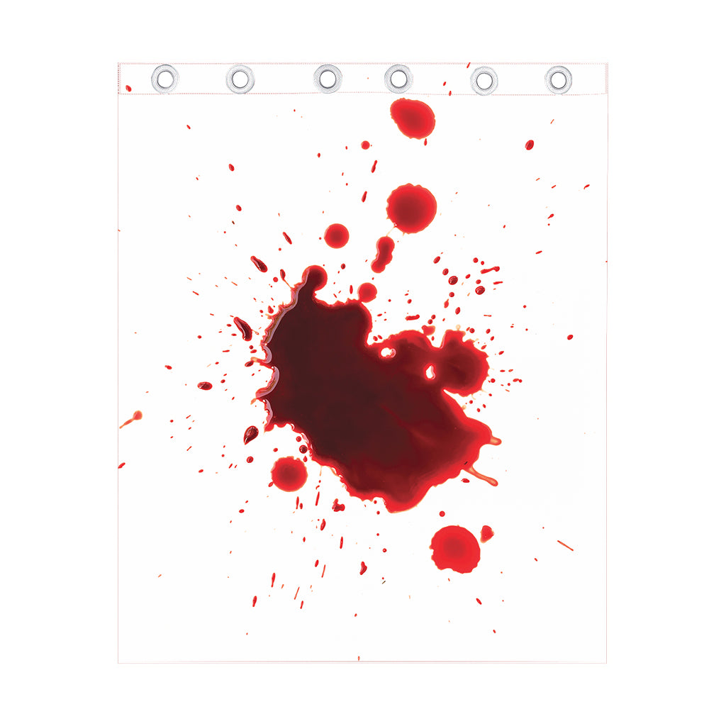 Blood Splashed Print Curtain