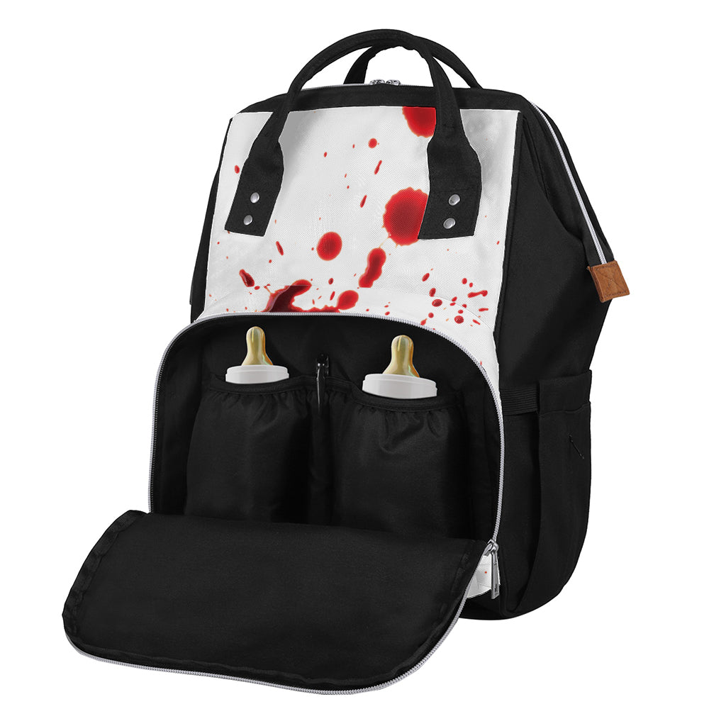 Blood Splashed Print Diaper Bag