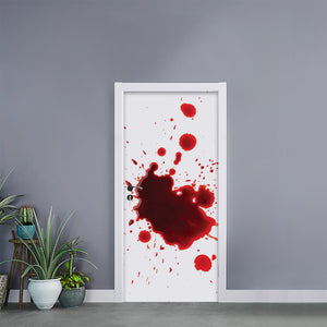 Blood Splashed Print Door Sticker