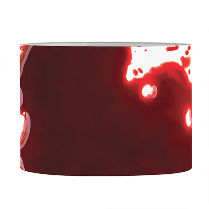 Blood Splashed Print Drum Lamp Shade