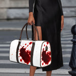Blood Splashed Print Duffle Bag