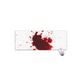 Blood Splashed Print Extended Mouse Pad