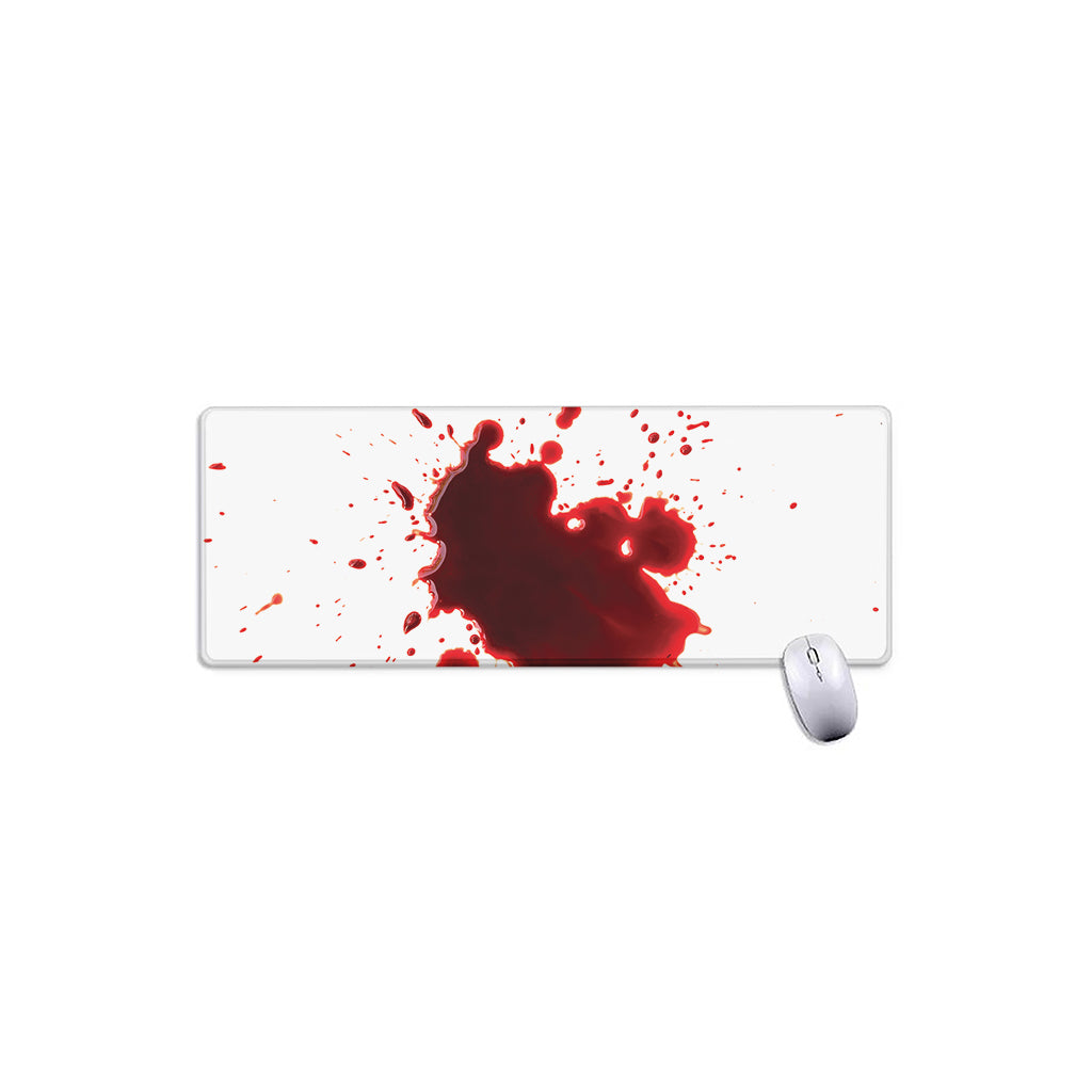 Blood Splashed Print Extended Mouse Pad
