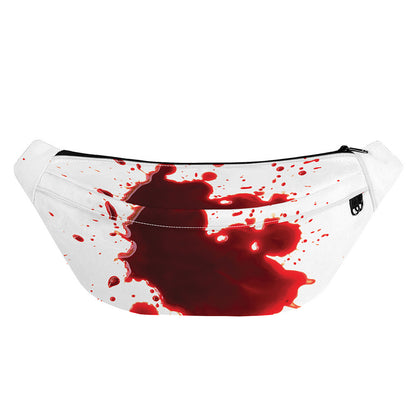 Blood Splashed Print Fanny Pack