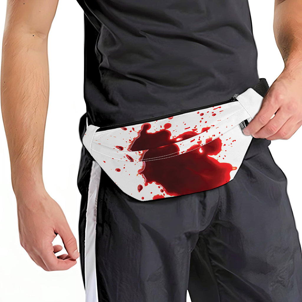 Blood Splashed Print Fanny Pack