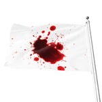Blood Splashed Print Flag