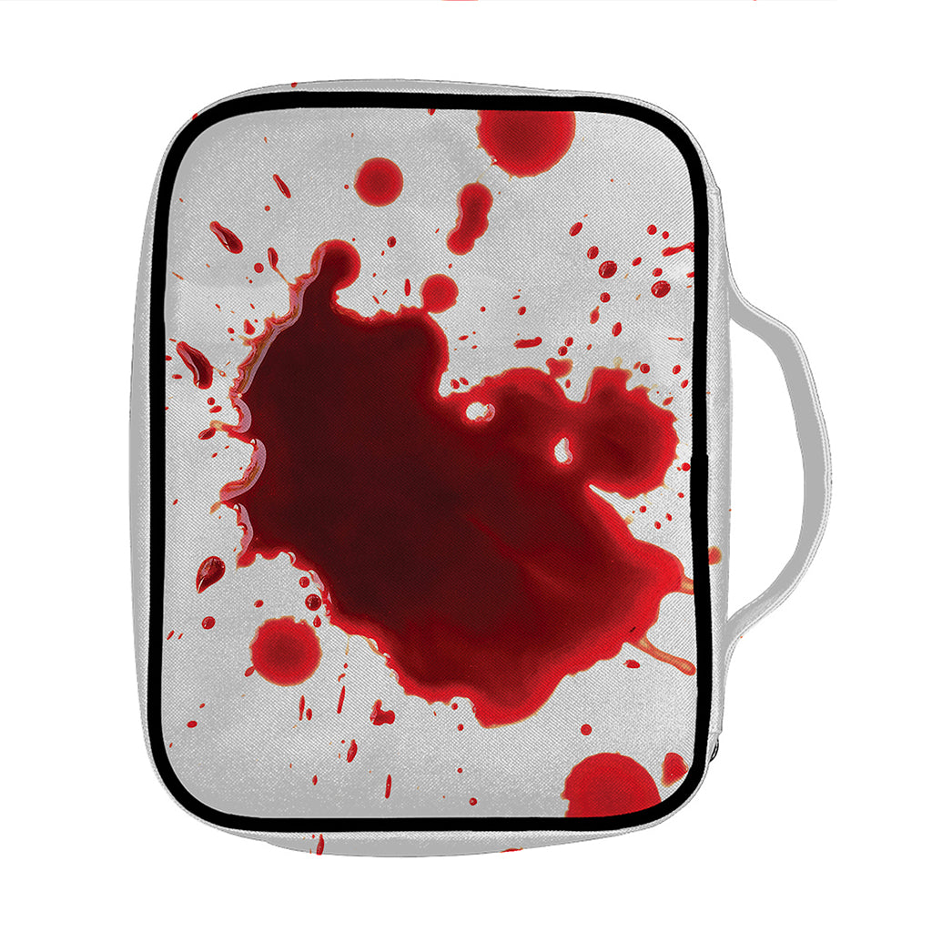 Blood Splashed Print Front Pocket Bible Bag