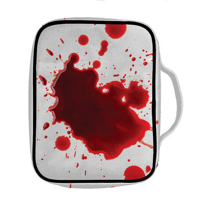 Blood Splashed Print Front Pocket Bible Bag