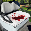 Blood Splashed Print Golf Cart Seat Cover