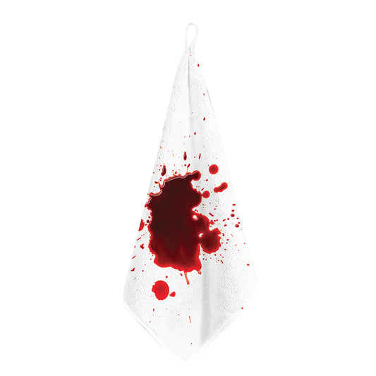 Blood Splashed Print Hand Towel