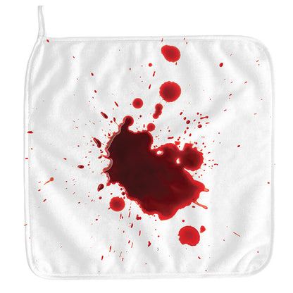 Blood Splashed Print Hand Towel