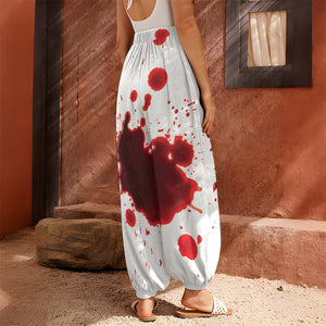 Blood Splashed Print Harem Pants