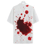 Blood Splashed Print Hawaiian Shirt