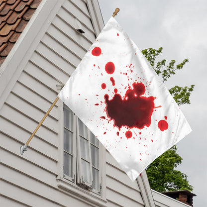 Blood Splashed Print House Flag