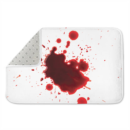 Blood Splashed Print Indoor Door Mat
