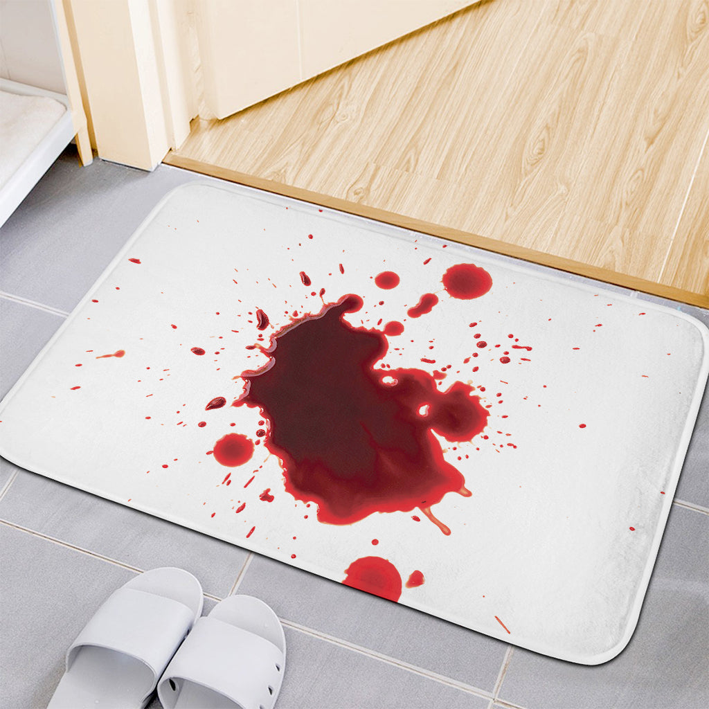 Blood Splashed Print Indoor Door Mat