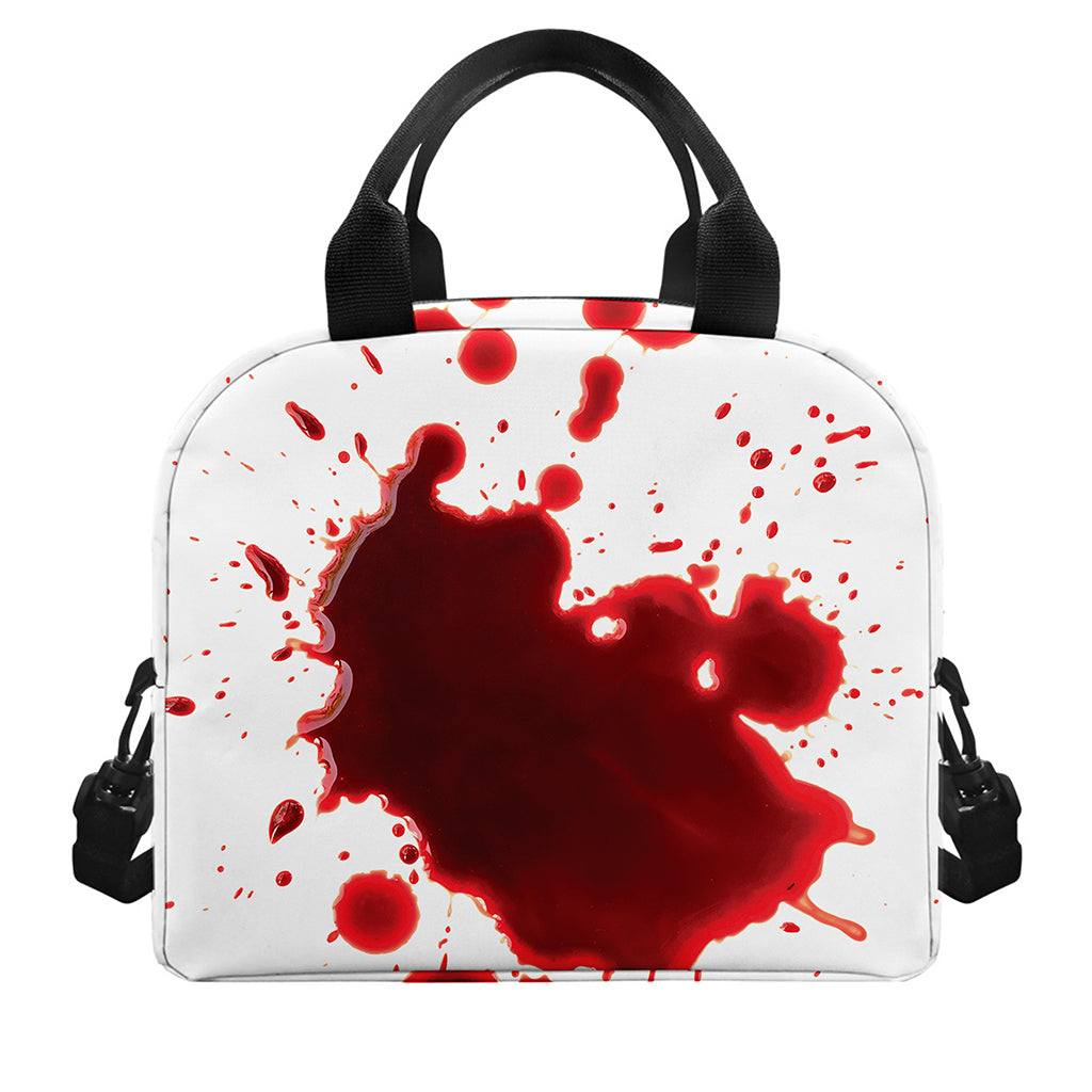 Blood Splashed Print Insulated Lunch Bag